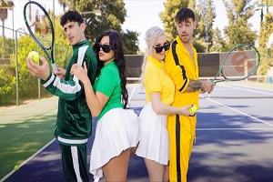 Kenzie Taylor & Mona Azar – Serving Balls