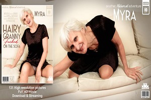 Myra – Myra is a furry 64 12 months outdated grandma that likes to fuck youthful males and provides her a facial