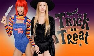Jade Kimiko & Kylie Shay – Trick Or Threesome