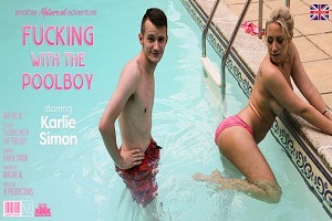Karlie Simon – Sizzling British Woman Karlie Simon will get fucked by the poolboy