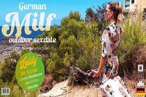 Leidy De Leon – Leidy De Leon is a scorching German MILF that likes to fuck and suck with strangers within the woods