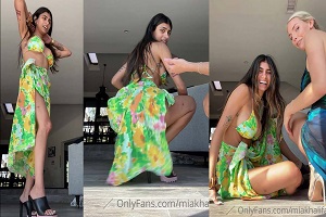 Mia Khalifa Ass Twerking Coaching With BFF