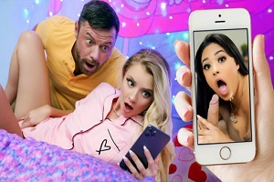 Riley Star & Serena Santos – Facetime Fuck Buddies