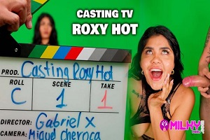 Roxy Sizzling – Two cocks for the attractive ROXY HOT