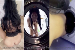 Farrah Abraham Step Sister Caught In Washing Machine