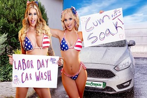 Lolly Dames & Venus Rivers – Automotive Wash Duo Shake Tits and Rating Large