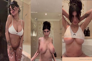 Mia Khalifa Soaking Moist Bare In BathTub