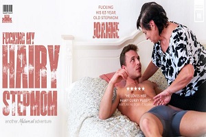 Joanne – Bushy 63 12 months outdated curvy stepmom Joanne getting fucked by her strapping stepson