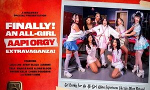 Kimmy Kimm, Lulu Chu, Alona Bloom, Avery Black, Jasmine Teaa, Marica Hase, Phoebe Kalib & Connie Perignon – An All Lady Asian Orgy Extravaganza