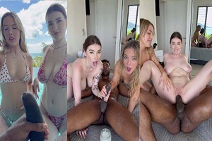 Jade Hutchison BBC Pool Aspect Threesome Feat Milliehannah