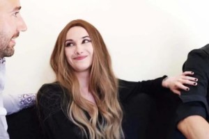 Katya – Katya will not be impressed by two guys!