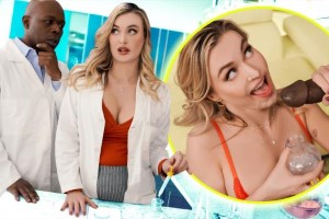 Natalia Starr – It’s for Analysis! MILF Scientist Milks BBC Lab Companion