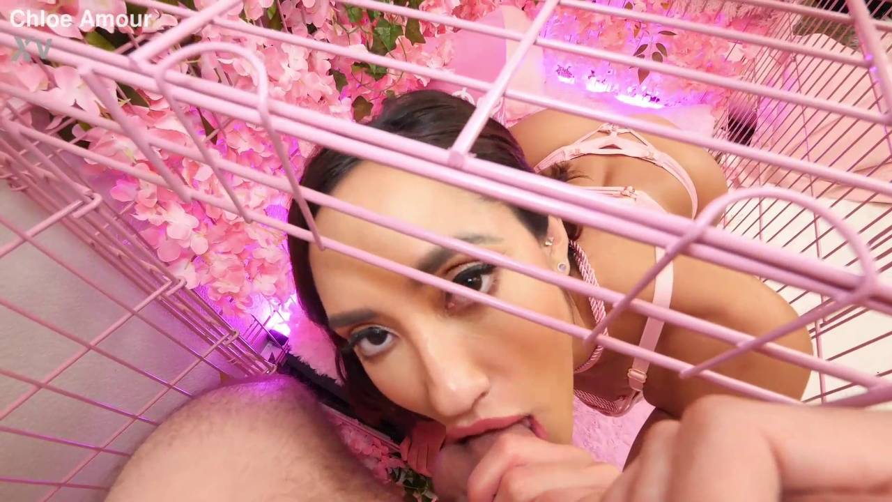 Chloe Amour Caged Slave BabeGet Fucked by Nade Nasty