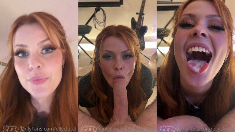 Elly Clutch Face Fuck Cum Consuming Rebil PPV