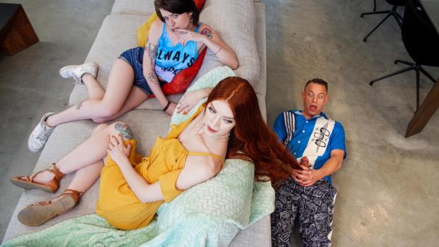 Erin Everheart & Kitty Lynn – Sure, A Hairjob.