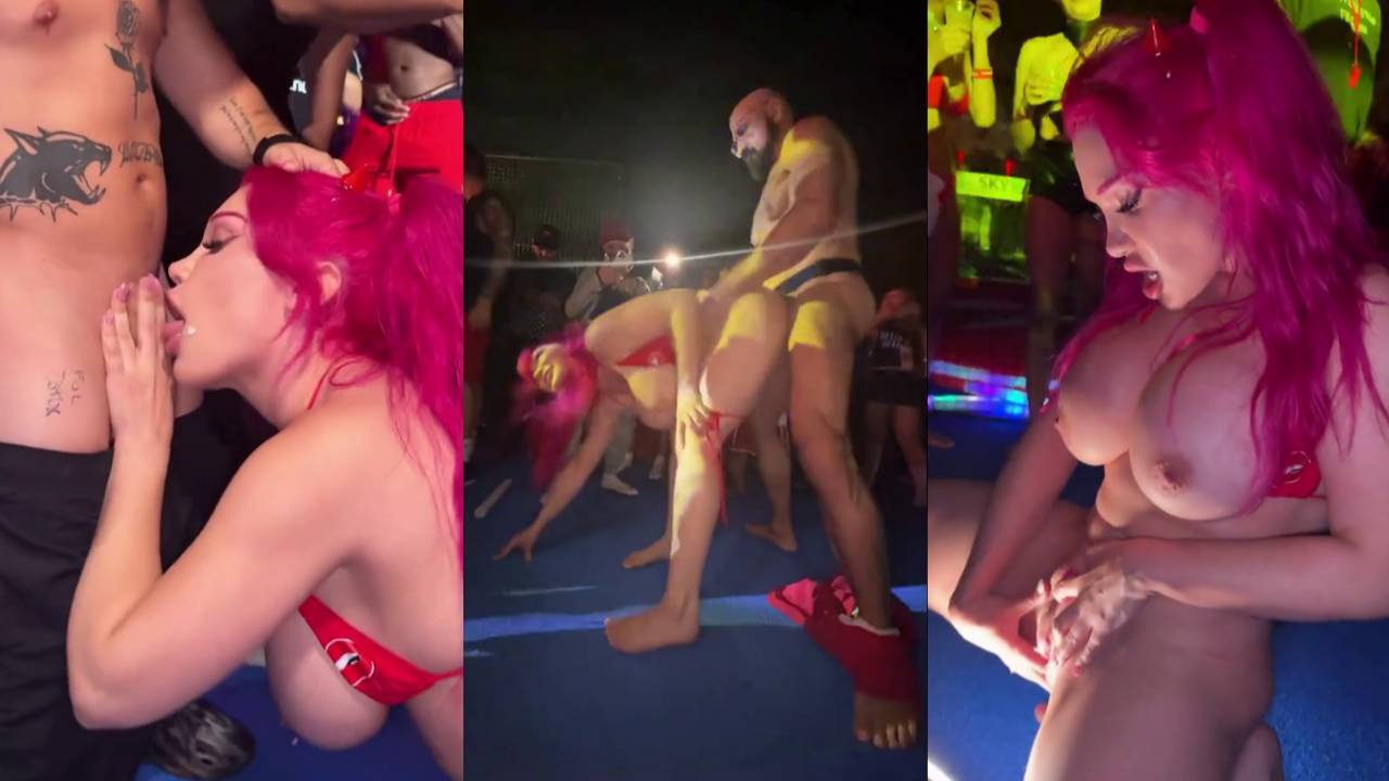 Lily Lou Fucking A number of Man In A Seashore Celebration