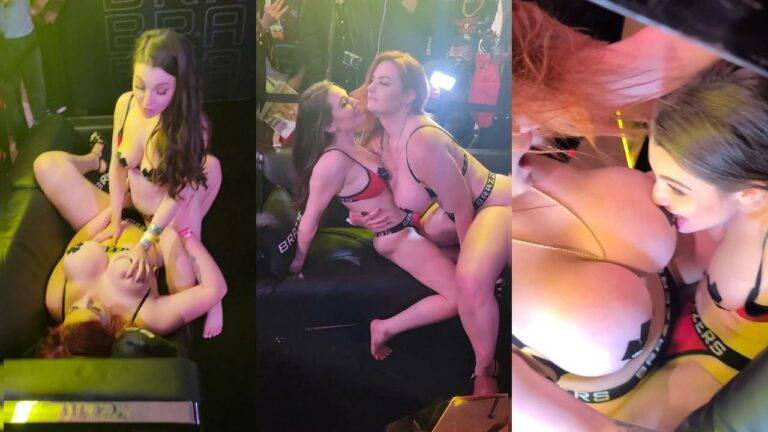 Lily Lou & Abigaiil Morris Makeout And Humping In Brazzers Occasion