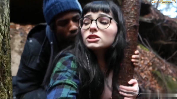 NaomiH666 Fucked In The Woods By A Massive Fats Cock