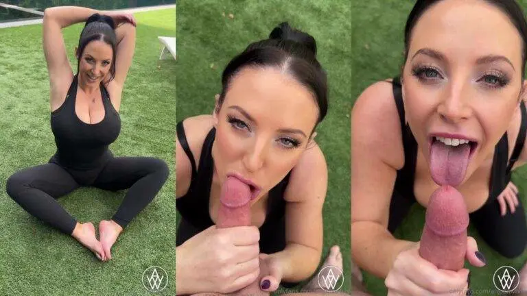 Angela White NEW Yard Yoga BJ