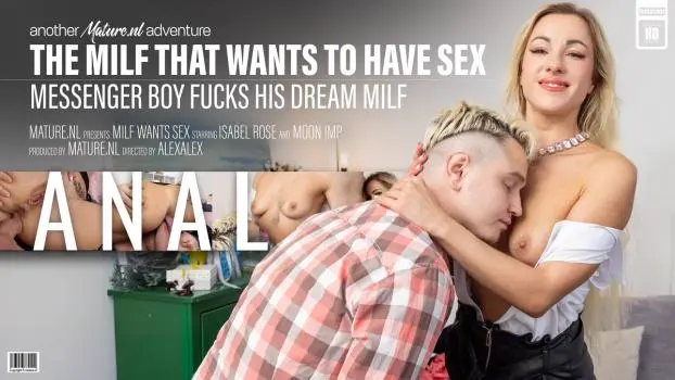 Isabel Rose – The MILF That Desires to Have Anal Intercourse – Isabel Rose & the Younger Messenger
