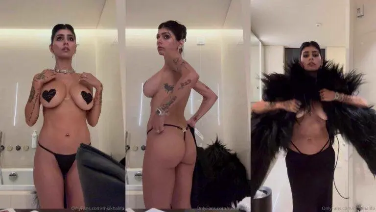 Mia Khalifa Getting Prepared For Haloween Get together