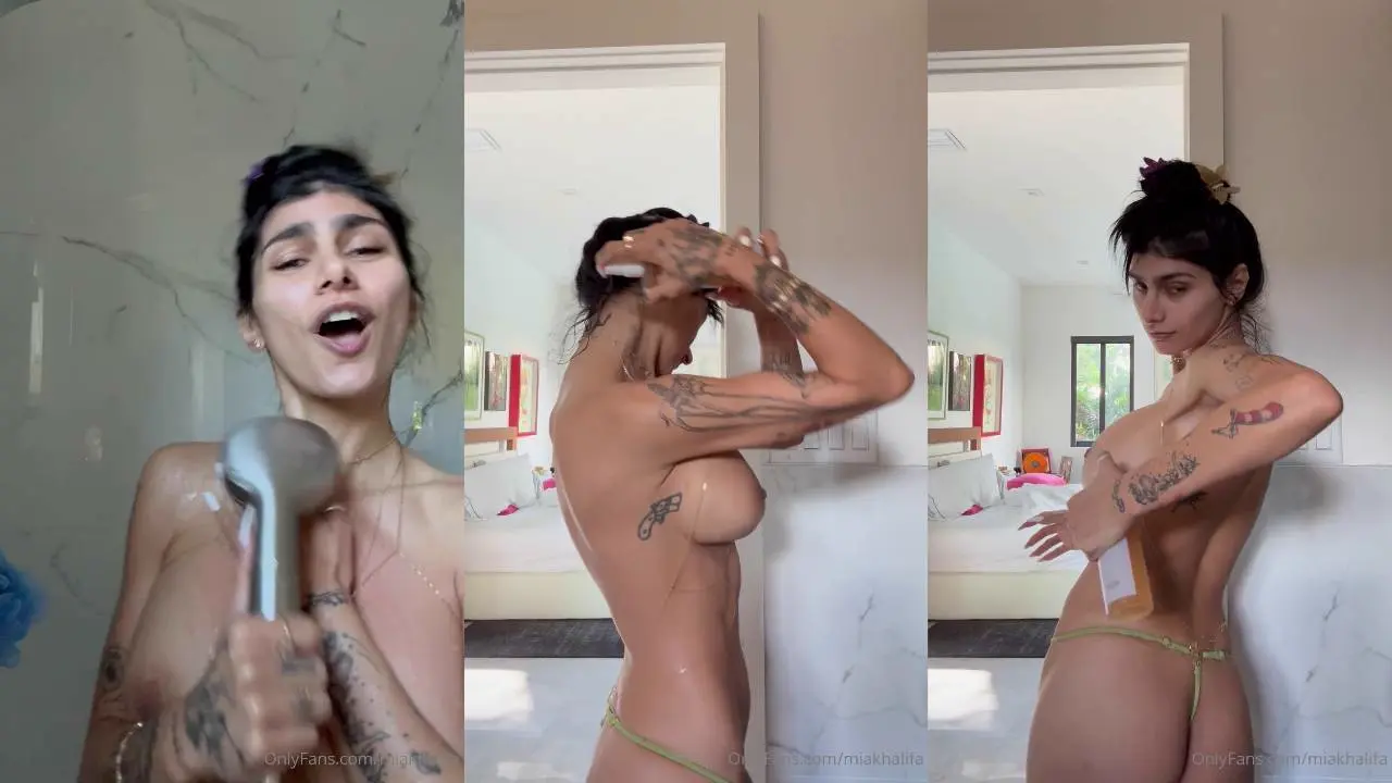 Mia Khalifa – Bare Bathe Earlier than Outing OnlyFans Leak