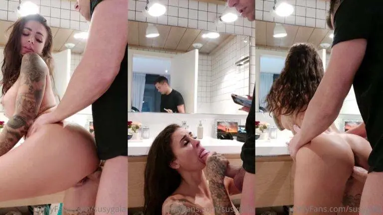 Susy Gala & Alberto Blanco Sextape In Bathroom