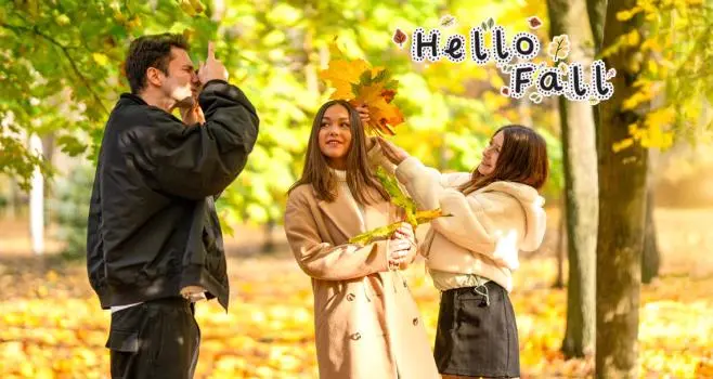 Kate Rose & Hazel Grace – Fall picture cum shoot