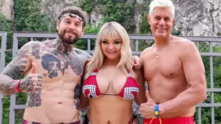 Lana Wolf – Large Pure Tits Blonde Lana Wolf Follows The Rainbow To Threesome