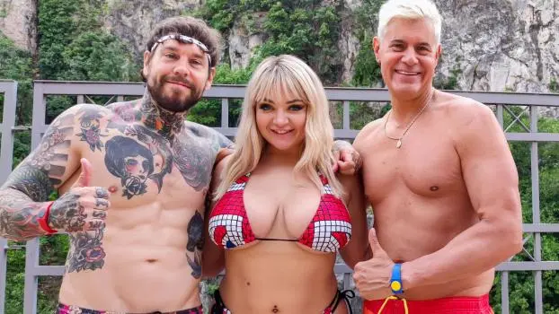 Lana Wolf – Large Pure Tits Blonde Lana Wolf Follows The Rainbow To Threesome