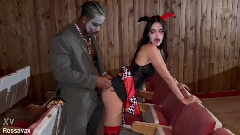 Rossa Vaxx – Fucking Attractive Joker In Theater & Coated In Cum OnlyFans Scene