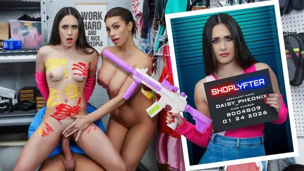 Koda Monroe & Daisy Pheonix – Case No. 8004809 – The Paintball Thief (Koda Monroe Debut)