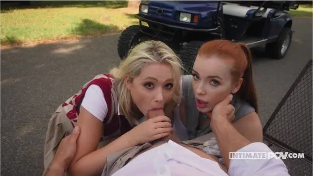 Megan Murkovski & Jessie Ames – Golfcourse Sexromp