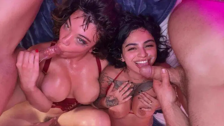 Azzy Star & Little Puck – Filthy Swapping Stepmom 4-Method Orgy 4K OnlyFans Scene