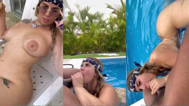 Ely La Bella – Huge Booty Latina Pounded & Pissed On Poolside OnlyFans Leak