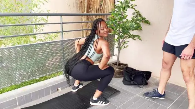 Sexy – Sexy performs along with his coach’s pleasure…