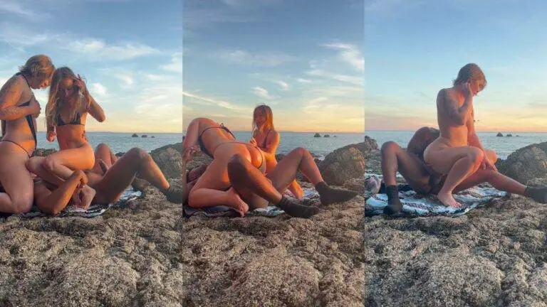 Princess Polly – Public Seaside Threesome With Troy Francisco OnlyFans