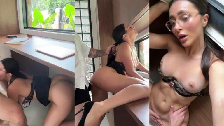 Caryn Beaumont – Workplace Slut Teases Her Ass And I Fucks Her Brains Out Beneath My Desk OnlyFans Scene
