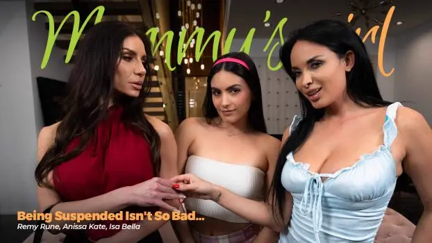 Anissa Kate, Isa Bella & Remy Rune – Being Suspended Isn’t So Dangerous…