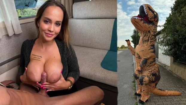 Jennifer Mendez – Sweaty Animator in Dino Go well with Will get Seduced by Jennifer