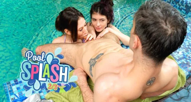 Luna Lynx & Tanya Ray – Pool Splash – Half 2/3
