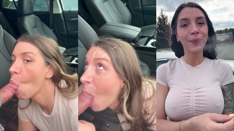 Mathema Kitten – Parking Lot Facial Cumshot
