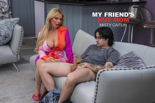 Misty Caitlin – Horny Massive Tit Milf Misty Caitlin exhibits her son’s buddy that she must fuck