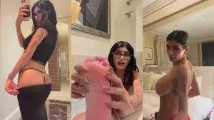 Mia Khalifa – Smoking Dancing Earlier than Sizzling Bare Bathe